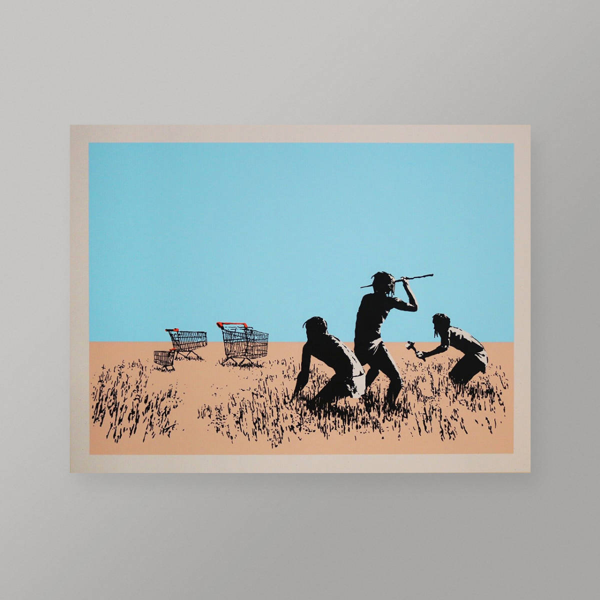 大注目 バンクシー Banksy TROLLEY ポスター WCP HUNTERS - 版画