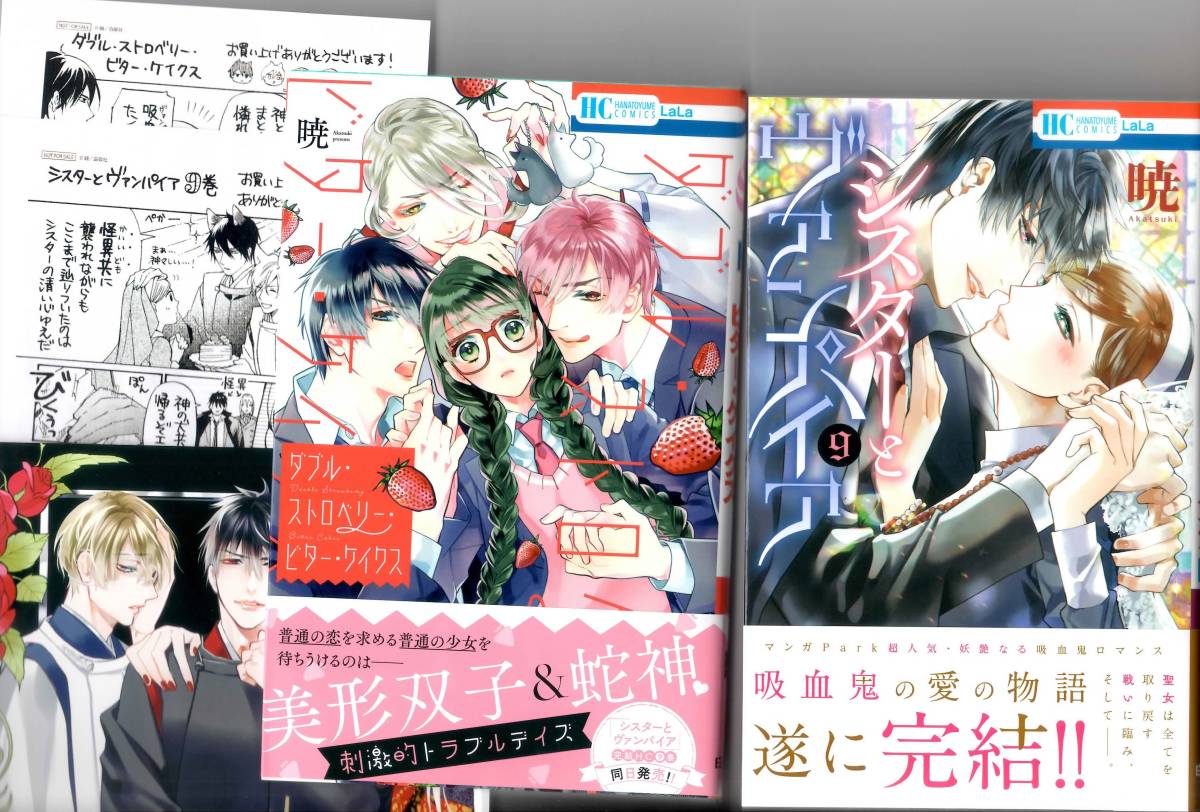 暁 新刊２冊特典３種 シスターとヴァンパイア９ ダブル ストロベリー ビター ケイクス 花とゆめコミックス の落札情報詳細 ヤフオク落札価格情報 オークフリー スマートフォン版