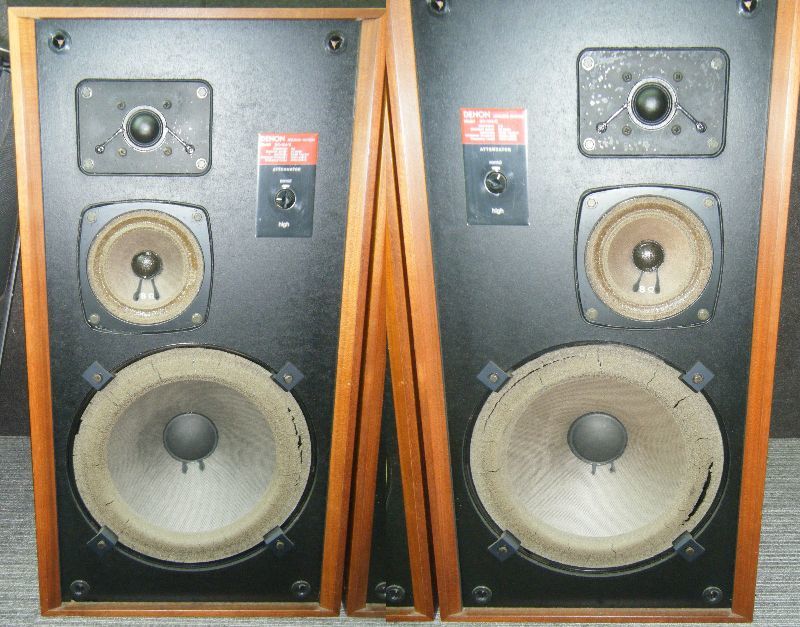 Yahoo!オークション - DENON デノン SC-104 スピーカー ペア 約 W30×H