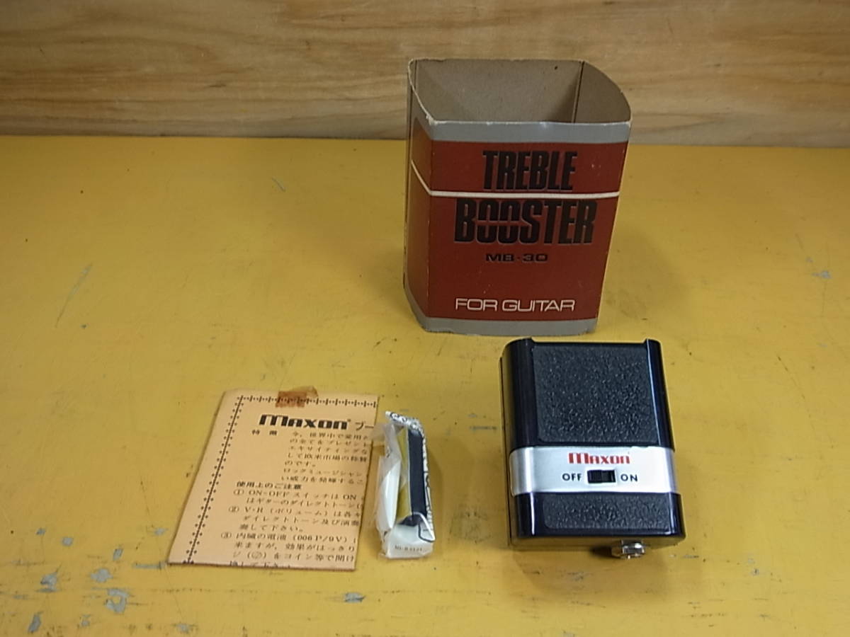 □Yd/787☆マクソン Maxon☆トレブルブースター TREBLE BOOSTER