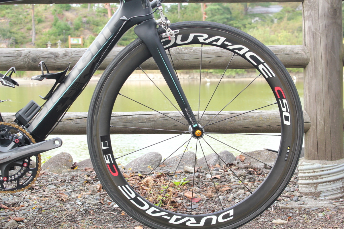 Di2】BIANCHI OLTRE NERO Dura-ace Di2 50 ロードバイク【Dura-ace】の 