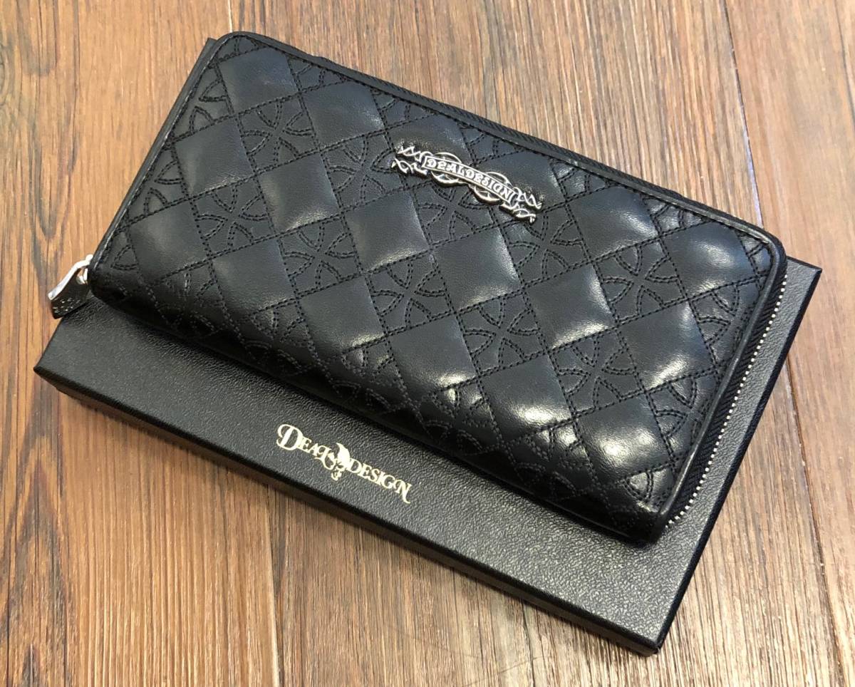 ディール デザイン DEAL DESIGN ロングウォレット長財布 メンズ グライド ブラックレザー 391869 新品未使用 DEALDESIGN 長財布 ディール デザイン DEAL DESIGN ロング