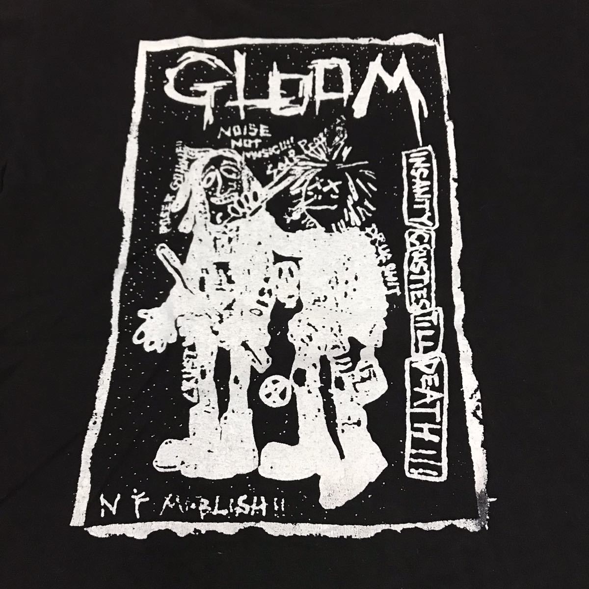 GLOOM tシャツ Disclose Framtid Life Dischare crust punk hardcoreの 