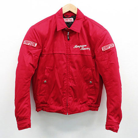 SIMPSON シンプソン SJ-6131 中綿ライディングジャケット レッド系 L