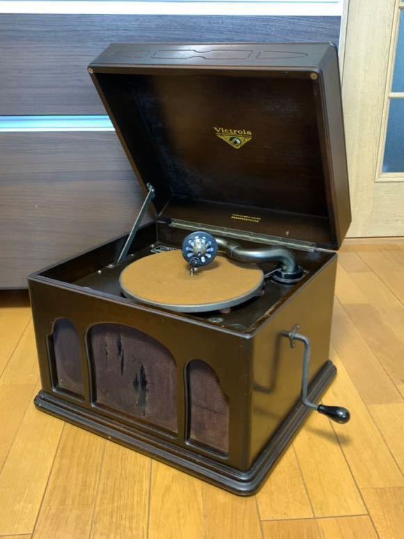 Victrola 蓄音機 J1-50 ビクター レコード レア 100年前の物