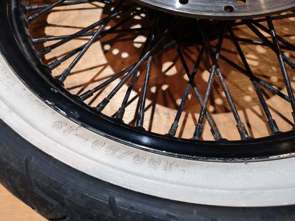 スティード フロントホイール steed 100-90/19 MAXXIS マキシス 2000年