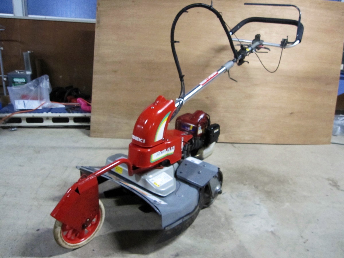 草刈機　イセキ　たすかる　RK515　美品　斜面刈　刈刃新品 Yahoo!オークション - 良品中古 自走式斜面刈草刈機 イセキ