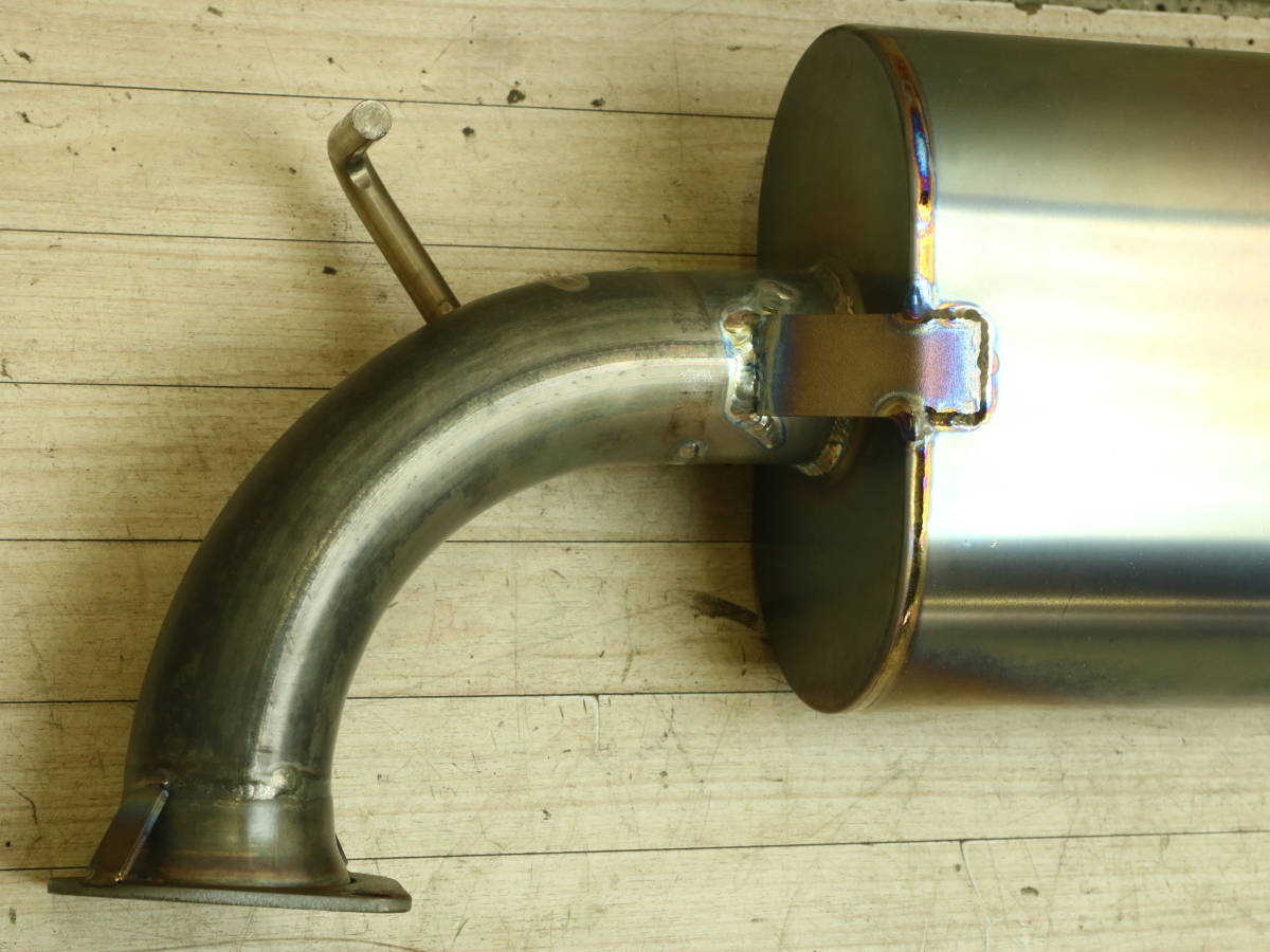 チタンマフラーMR-S用軽量ジャンク品。MRS zzw30 検アミューズ、テクノ