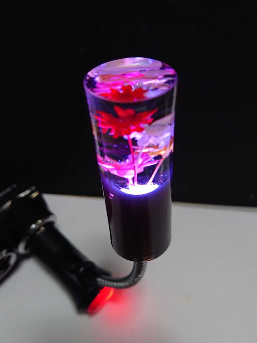 【水中花マニア必見】水中花シガープラグイルミネーション　12v （7色LED）　レトロ　デコトラ　レア カスタム　希少　旧車　当時物。。 水中花マニア必見水中花シガープラグイルミネーション 12v 7色LED