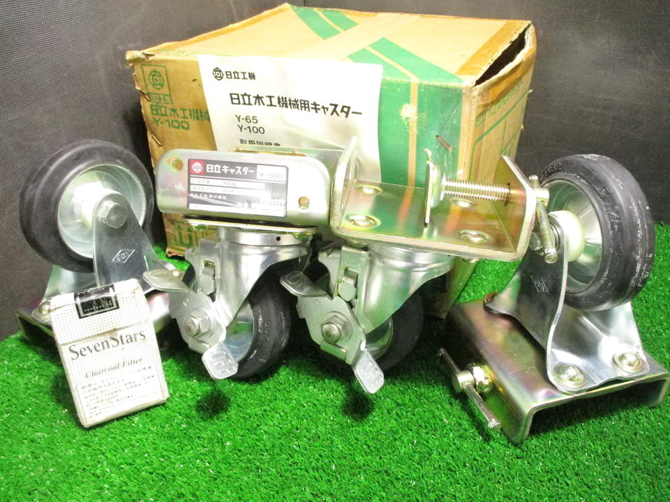 日立 木工機械用 キャスター 車輪 Y-100 100×32mm 許容荷重400kg 日立 木工機械用 キャスター 車輪 Y-100 100×32mm 許容荷重400kg