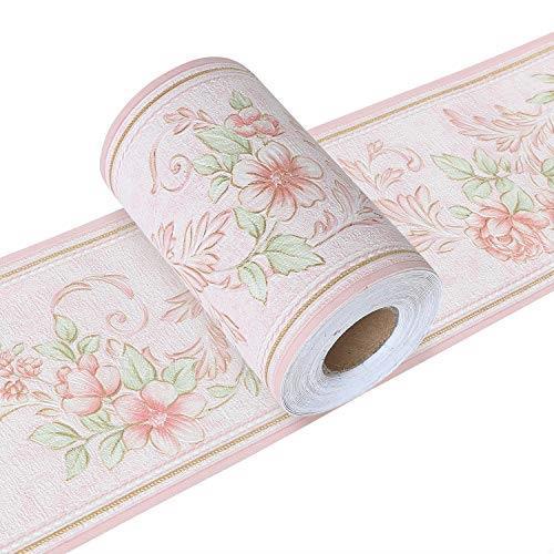 新品 Yoillione トリムボーダー マスキングテープ 壁紙シール インテリアシール ピンク はがせる 浮彫 凹凸 牡丹 リメイクシート の落札情報詳細 ヤフオク落札価格情報 オークフリー スマートフォン版