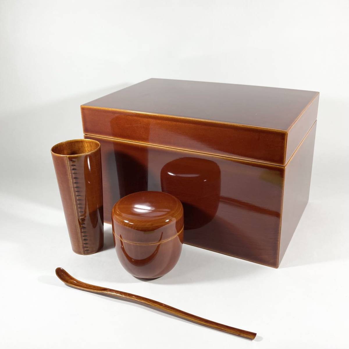飛騨春慶塗　茶櫃 Amazon｜春慶春慶塗茶道具茶櫃茶びつ櫃飛騨高山｜お点前セット