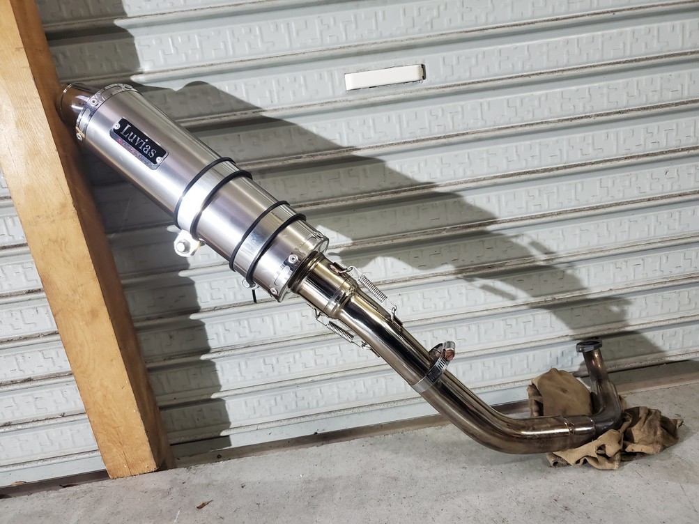 CF46A アドレスV125 Luvias ルビアス マフラー 訳あり品の落札情報詳細 ヤフオク落札価格検索 オークフリー