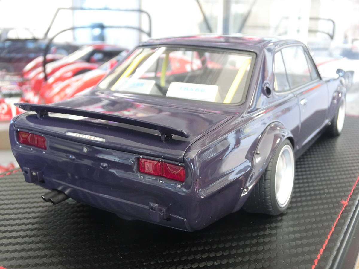 ☆訳有☆限定200台☆IG0437☆1/18 LB-WORKS Hakosuka 2Door Purple