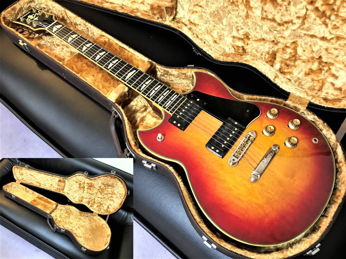☆YAMAHA SG1000 レッドサンバースト 綺麗なメイプルバーズアイ ハード