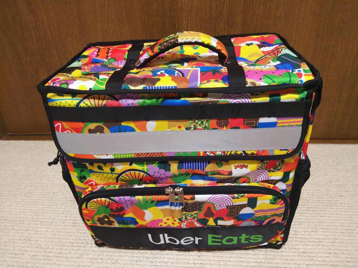 【海外限定】ウーバーイーツ配達バッグ（アーティストシリーズ/Melanie） ウーバーイーツ バッグ Uber Eats 宅配 保冷 保温 リュック