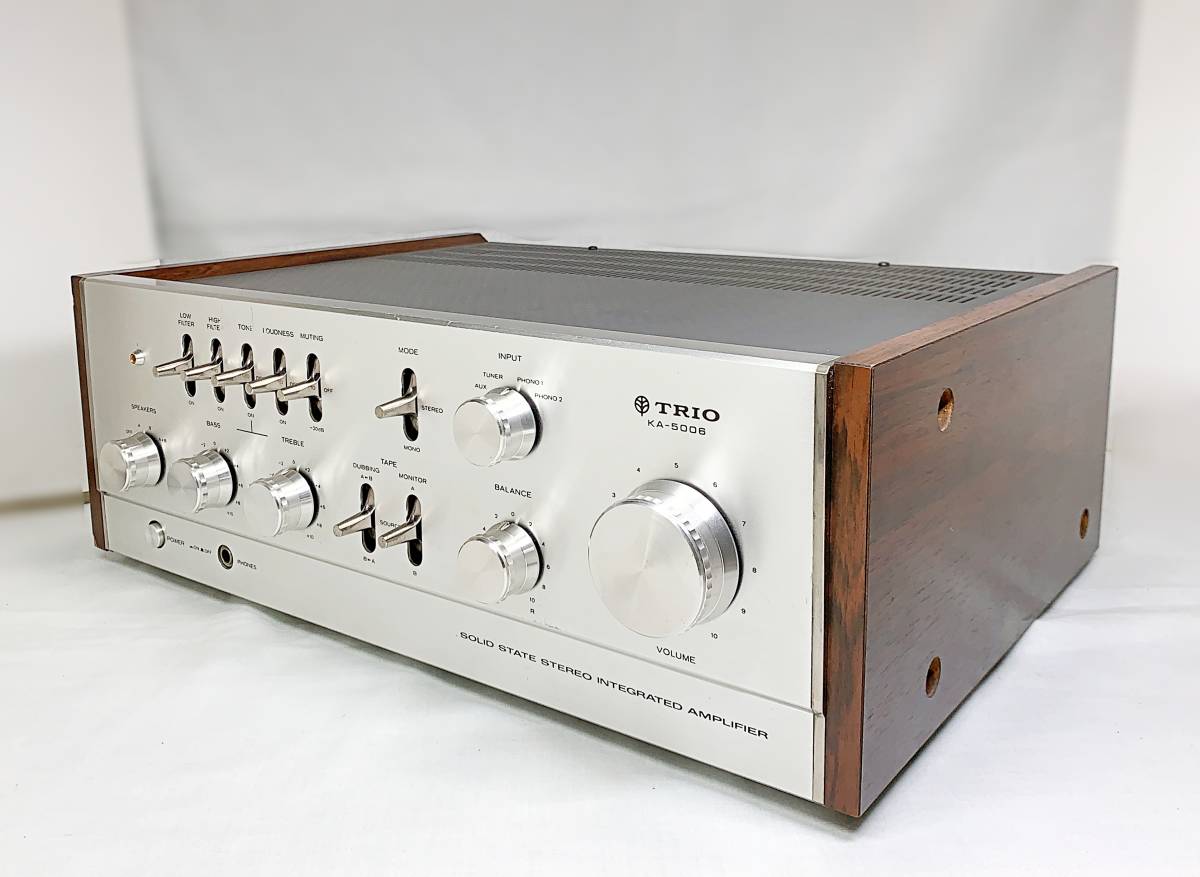 TRIOトリオ KA-5006 アンプ TRIO トリオ アンプ KA-5006 通電不可 ジャンク 希少モデル