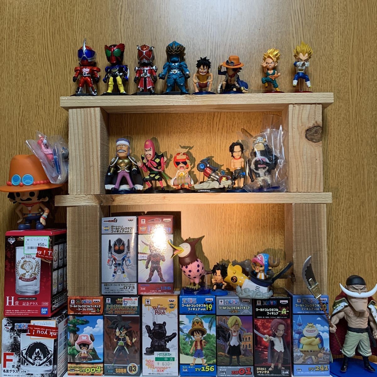 One Piece ワンピースフィギュア 一番くじ Pop コレクタブル ドラゴンボール 仮面ライダー 鬼滅の刃 グラス ルフィ エース カイドウ 未開封 の落札情報詳細 ヤフオク落札価格情報 オークフリー スマートフォン版