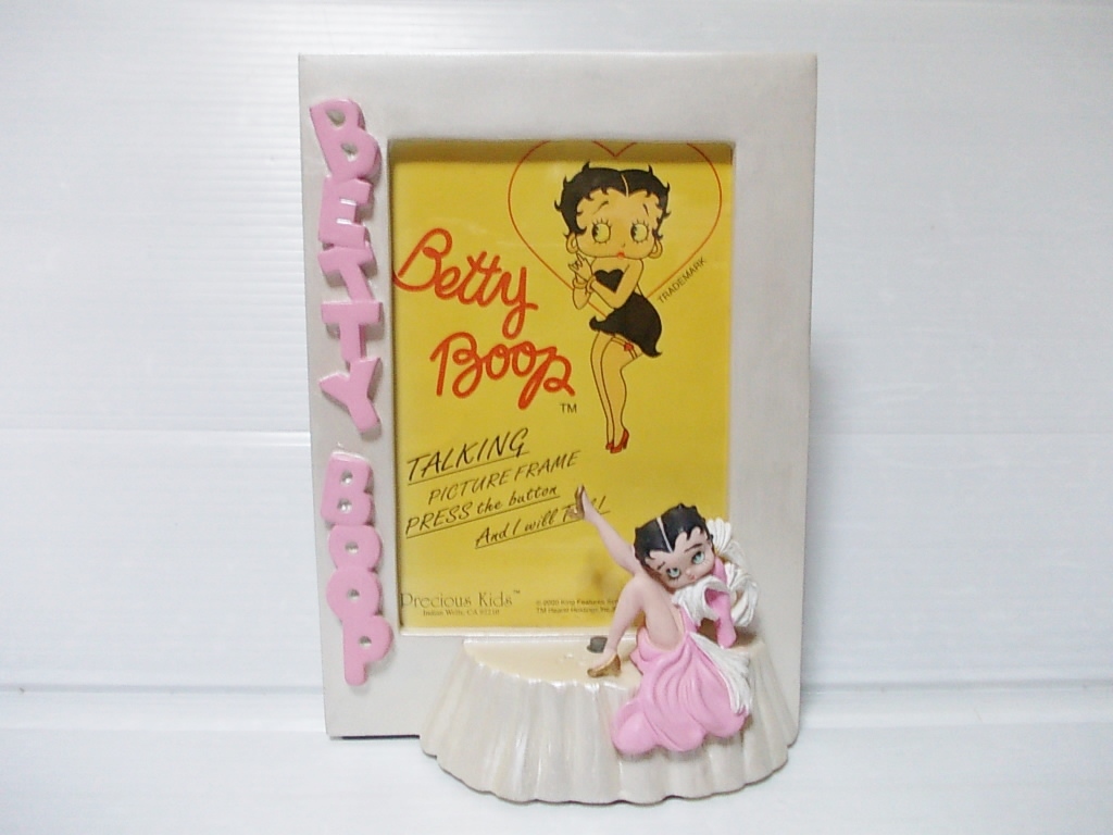 ベティ ブープ トーキング ピクチャーフレーム しゃべる フォトフレーム 写真立て フォトスタンド Betty Boop ベティちゃん フィギュア の落札情報詳細 ヤフオク落札価格情報 オークフリー スマートフォン版