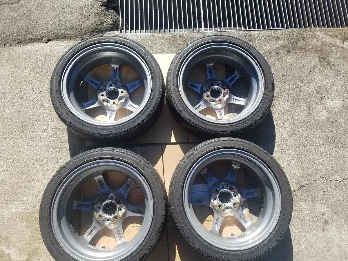 S-HOLD FUTEX-5 5j +45 PCD100 4H 4本セット S-HOLD エスホールド FUTEX-5 15インチ 5J PCD100 4穴 タイヤ付き 4本