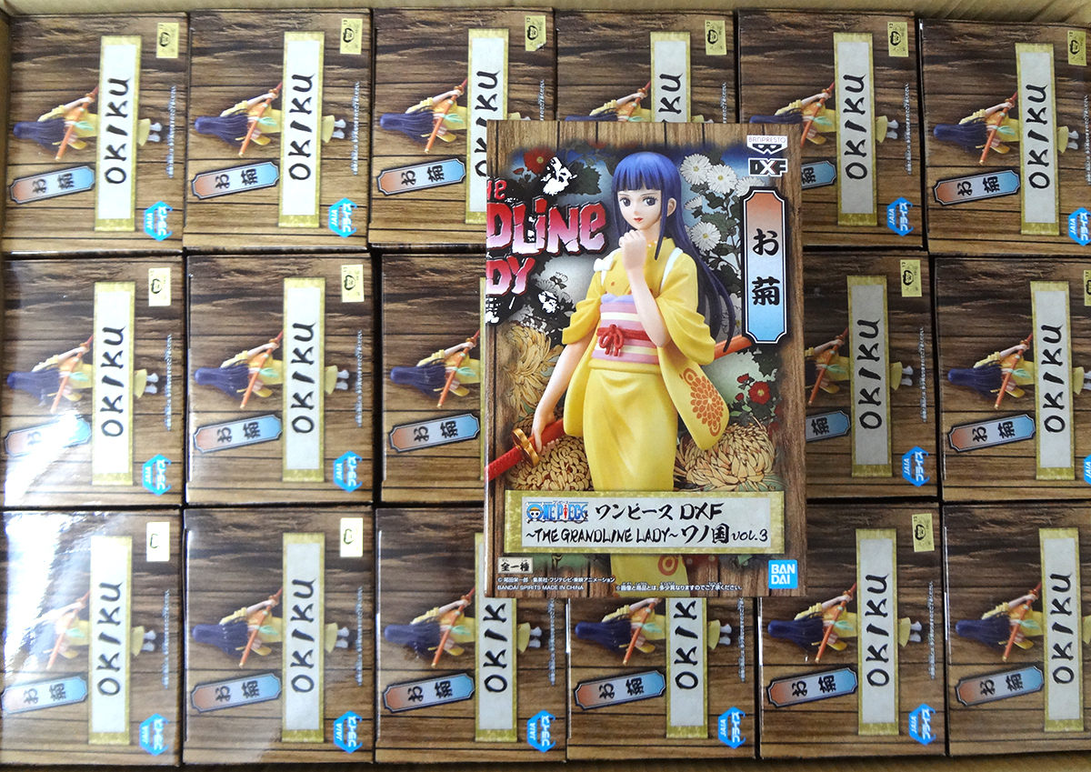 新品 未開封品 まとめ ポスター付 ワンピース Dxf The Grandline Lady ワノ国 Vol 3 お菊 フィギュア 18個セット の落札情報詳細 ヤフオク落札価格情報 オークフリー スマートフォン版