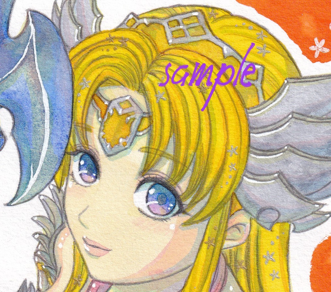 新品】自作手描きイラスト A4サイズ 聖剣伝説3 リース