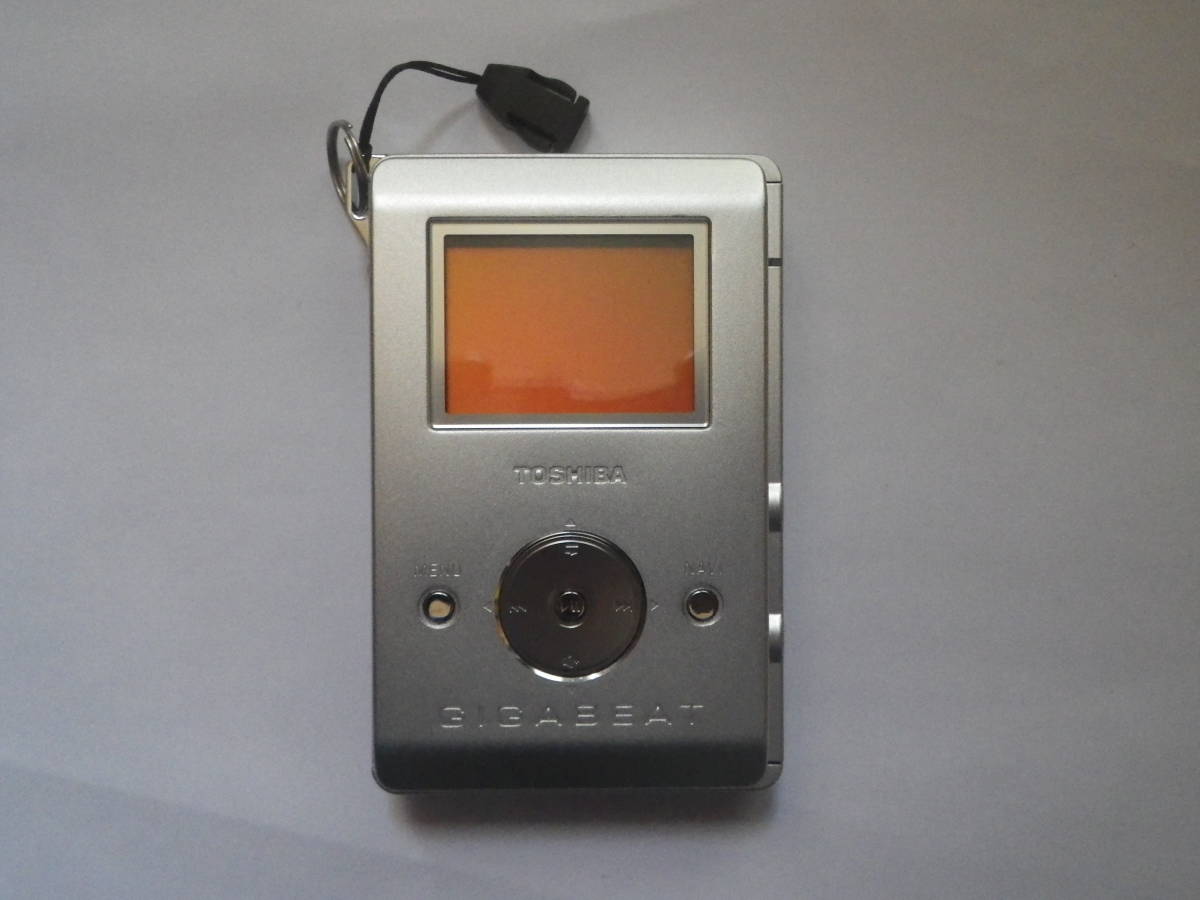TOSHIBA GIGABEAT MEG50JS オーディオプレイヤー#517 東芝、PCカード型HDDを使用したMP3/WMAプレーヤー