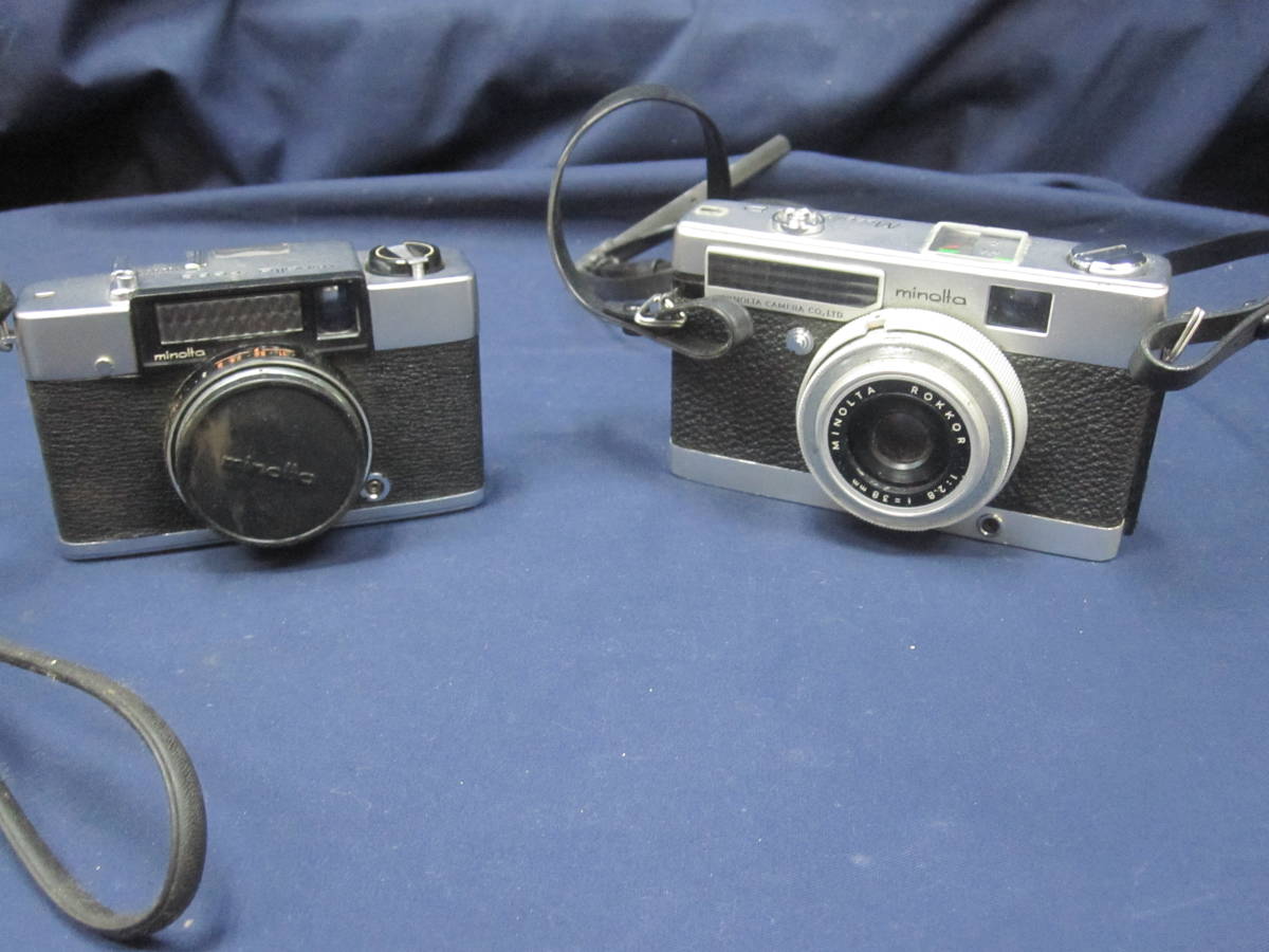 MINOLTA repo フィルムカメラ ブラック レトロ アンティーク Y834