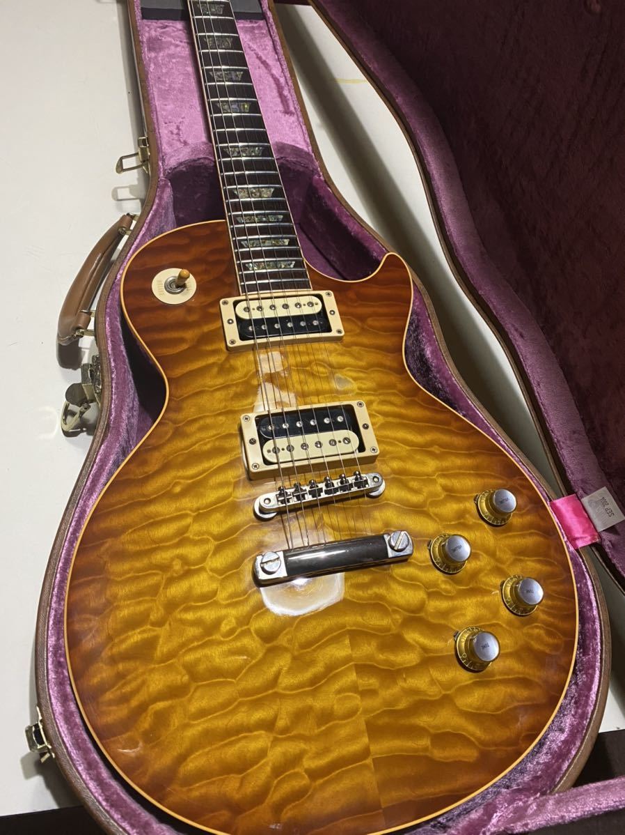 メイソン　レスポールタイプ　キルトトップ Gibson Custom Shop YCS Les Paul Quilt Top Peacock 1996