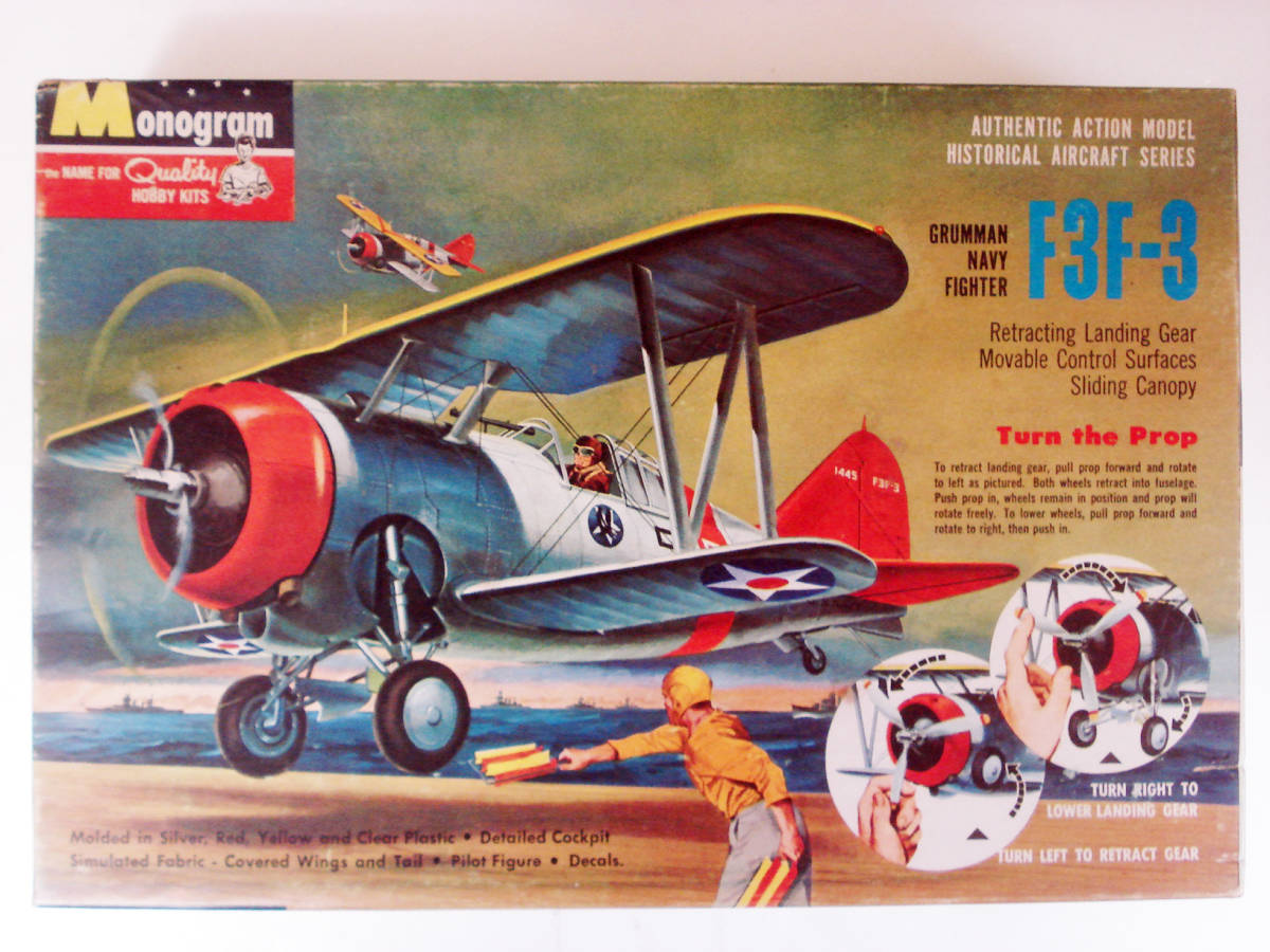 モノグラム グラマン F3F-3 MONOGRAM GRUMMAN プラモデル F3F-3 1⁄32