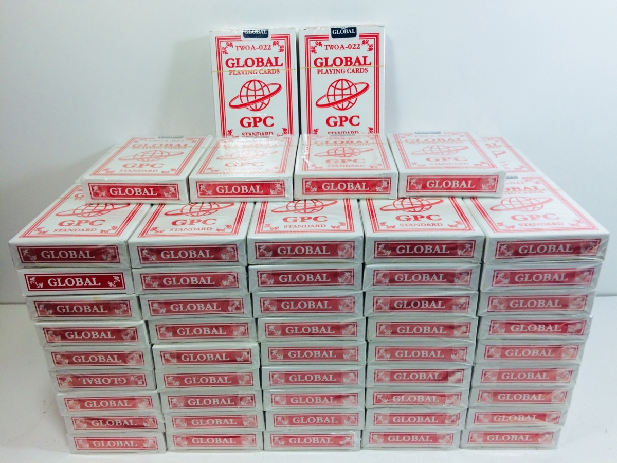 未開封95箱 Global トランプ 96個 Gpc Standard Global Playing Cards 赤 手品 マジック カジノ Two A 022 年代物 の落札情報詳細 ヤフオク落札価格情報 オークフリー スマートフォン版
