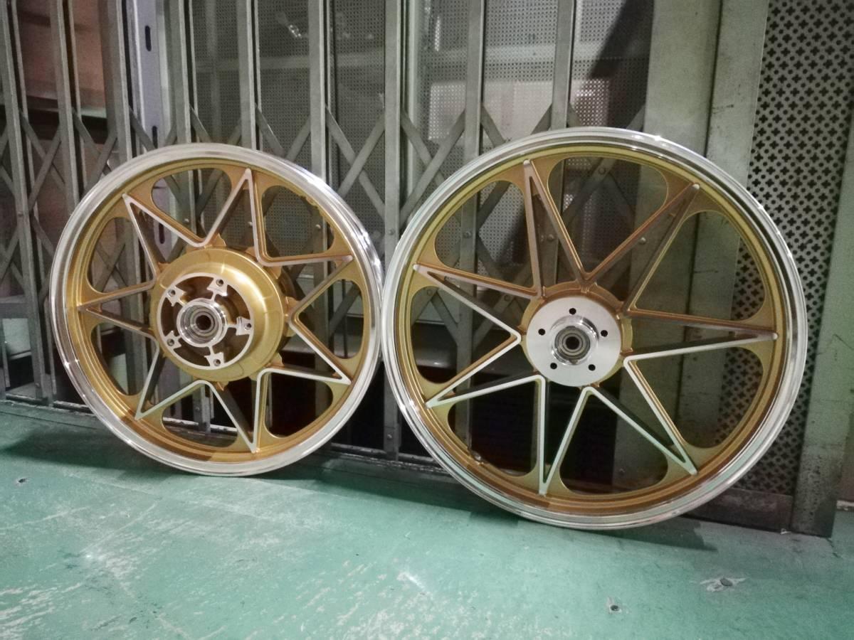 CB750F キャスト ホイール 7星 金 CB750F キャスト ホイール 7