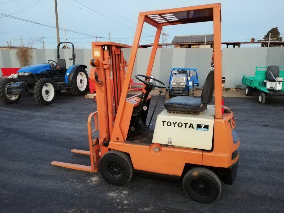 トヨタフォークリフト 2FG9 700KG の落札情報詳細 ヤフオク落札価格 