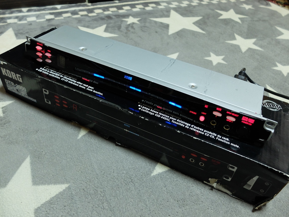 KORG DTR2000 TUNER チューナー　コルグ　ラック ラックチューナーの決定版!KORG DTR-2000の中古品が入荷