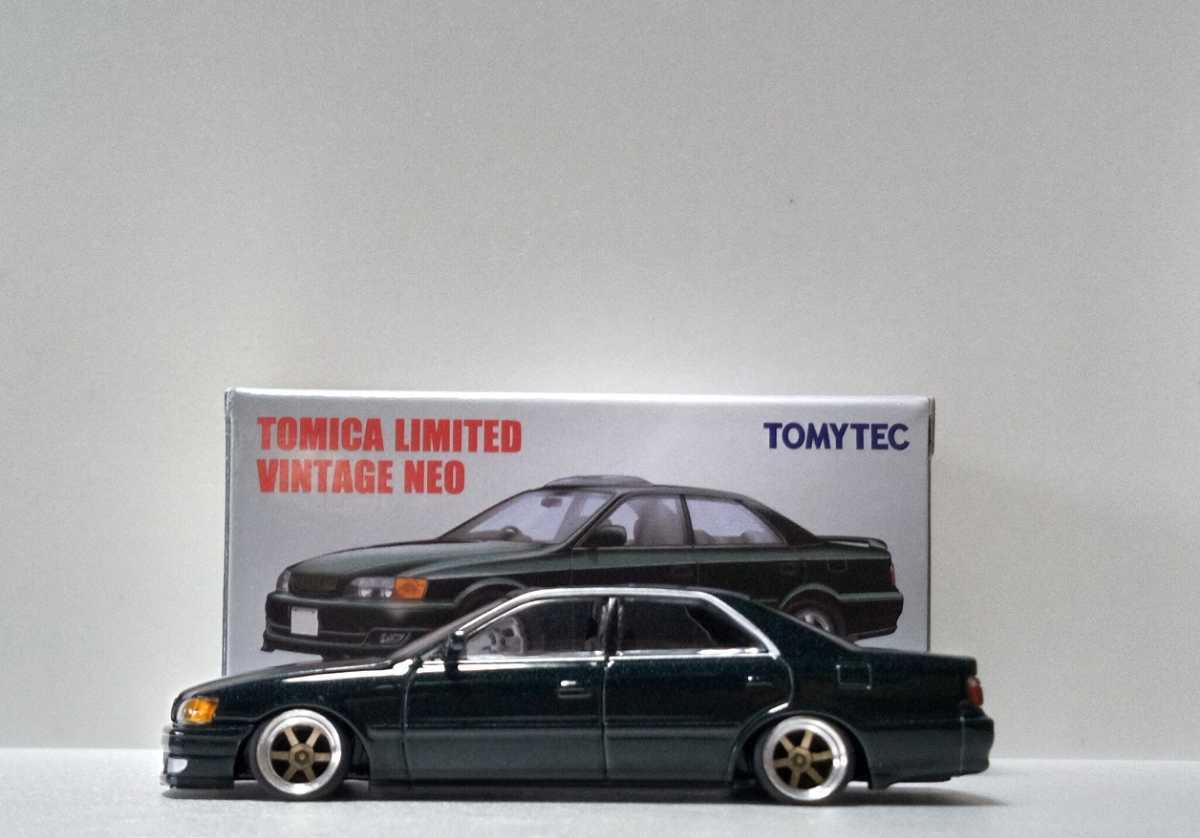 トミカlv N224b 改 トヨタ チェイサー 2 5ツアラー V 98年式 ドリ車 ツライチ ローダウン 深リムアルミホイール Te37 の落札情報詳細 ヤフオク落札価格情報 オークフリー スマートフォン版