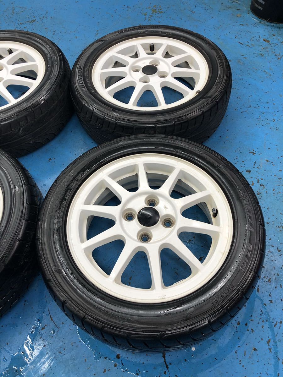 中古 初代スイフトスポーツ 純正ホイール 4本 ENKEI ht51s 185/55R15