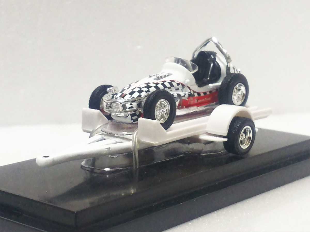 【目立った傷や汚れなし】100HW/スプリントカー&トレーラー/キャリアカー/積載車/牽引/ホットウィール/Sprint Car