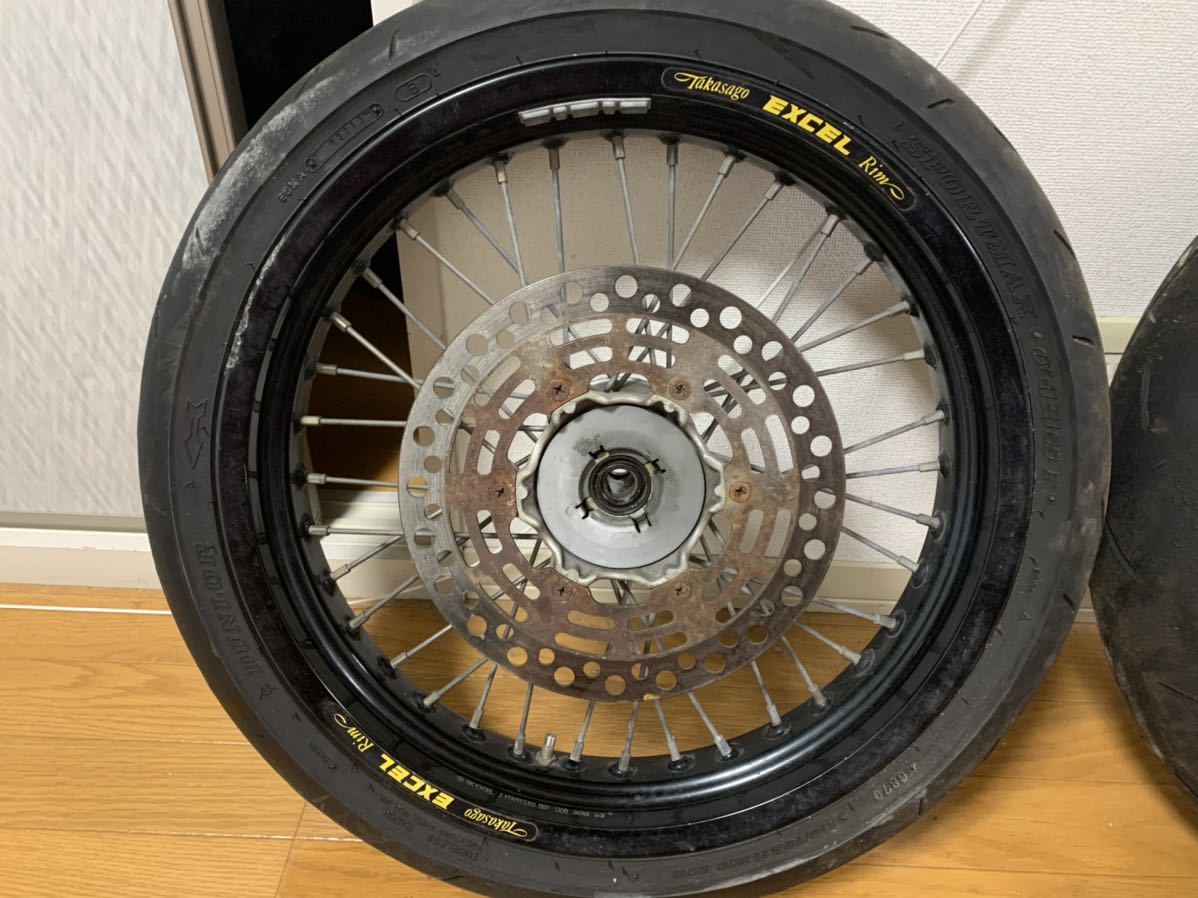 DJEBEL250XC, DR250R用ホイール前後セット【更に値下げしました】
