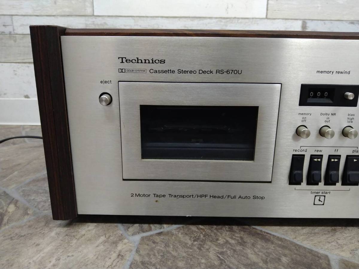 Technics テクニクス RS-M212 カセットデッキ