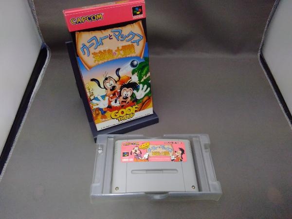 Sfc グーフィとマックス 海賊島の大冒険 箱有り 説明書欠品 スーパーファミコン の落札情報詳細 ヤフオク落札価格情報 オークフリー スマートフォン版