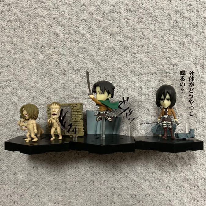 進撃の巨人 リヴァイ ミカサ ミニフィギュア 中古品 カスタマイズフィギュア リヴァイ兵長 の落札情報詳細 ヤフオク落札価格情報 オークフリー スマートフォン版