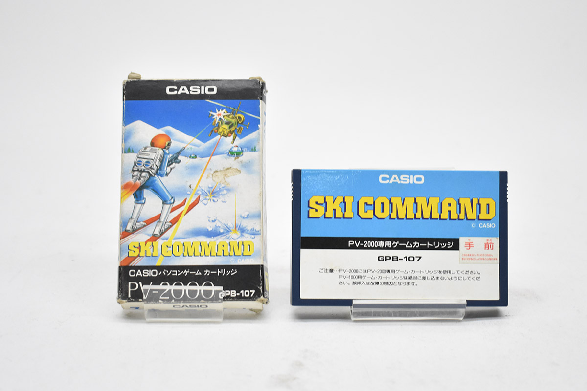 CASIO SKI COMMAND パソコンゲーム カートリッジ PV-2000 GPB-107 