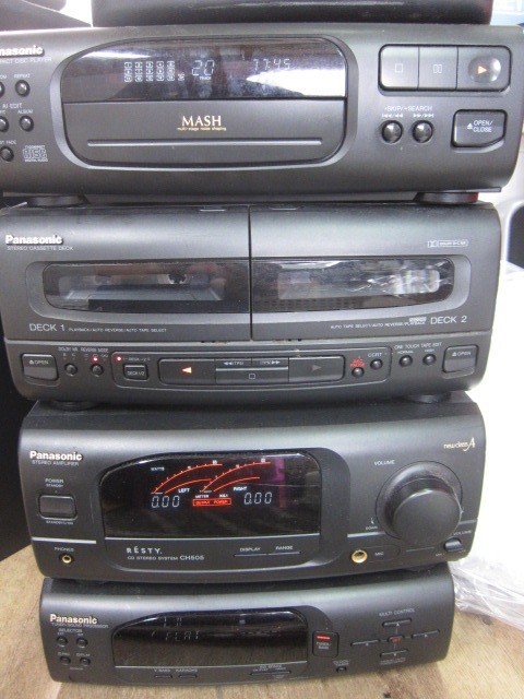 パナソニック Panasonic CD/カセットテープ システムコンポ SL-CH505