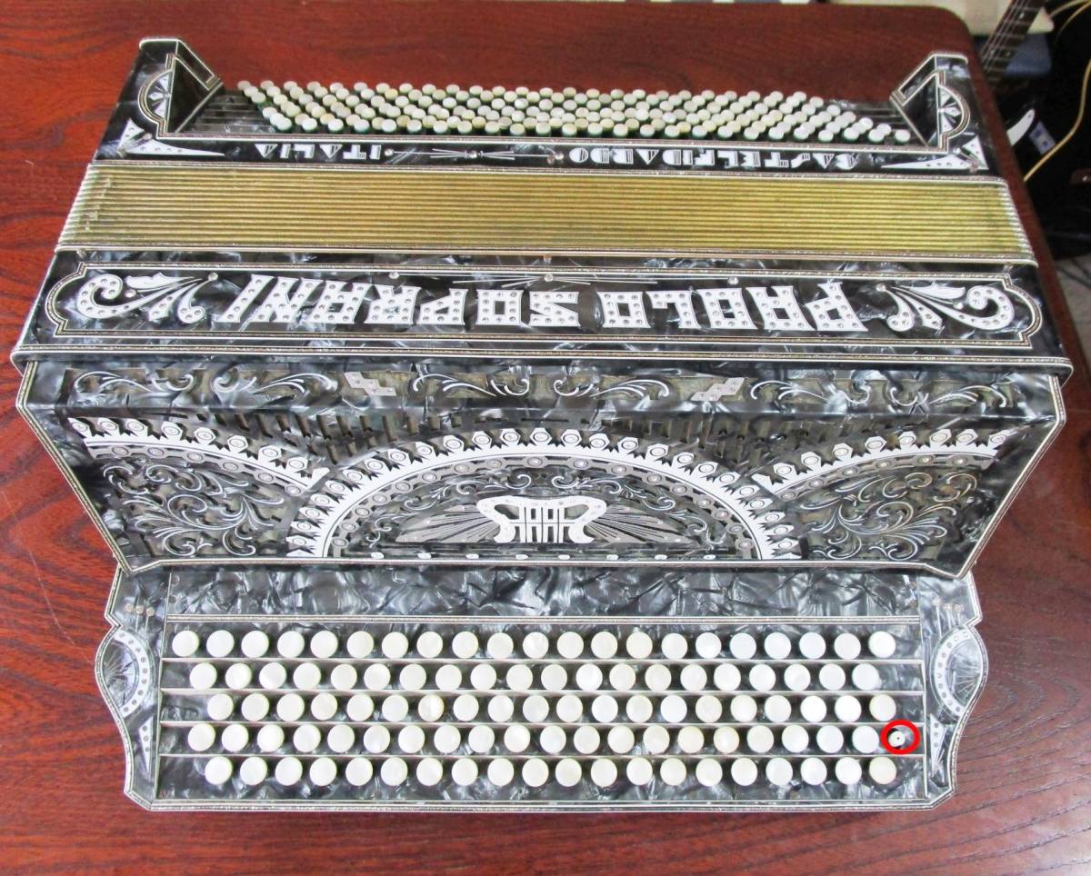 Paolo Soprani ボタン式アコーディオン B配列 メンテナンスが必要 ヴィンテージ 送料無料 の落札情報詳細 ヤフオク落札価格情報 オークフリー スマートフォン版