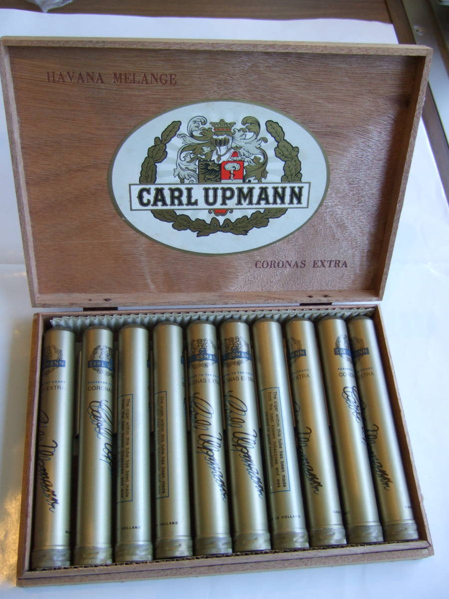 Carl upmann 葉巻の箱（H.アップマン 木製シガーケースセット
