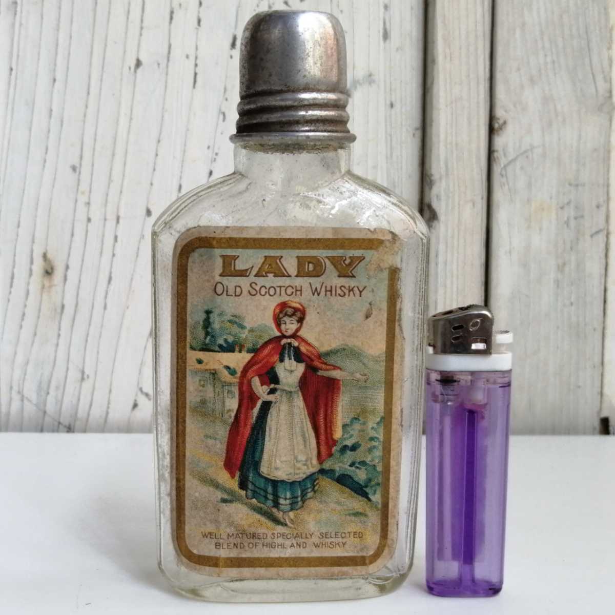戦前 ウイスキーの空瓶 LADY OLD SCOTCH WHISKY スコッチウイスキー