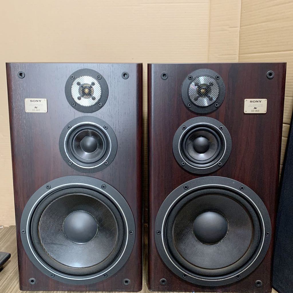 あ-557)SONY.AV SS-AV5 スピーカー (2個) 本体のみ 動作品の落札情報