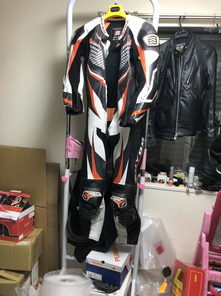 HYODレーシングスーツ　サイズL HYODレーシングレザースーツ サイズ確認用サンプルスーツ