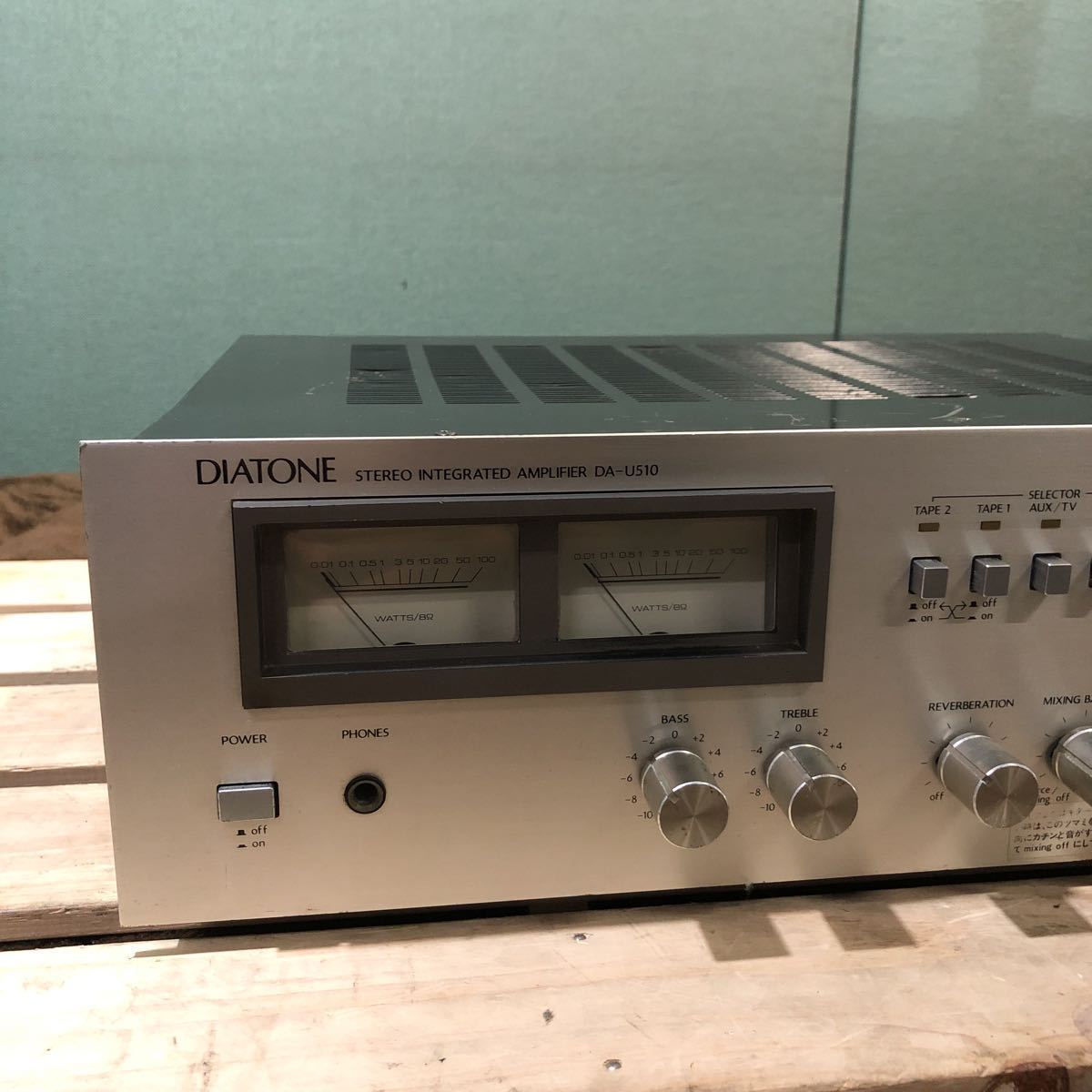 【美品・動作品】DIATONE DA-U510 プリメインアンプ／メンテナンス済 美品・動作品】DIATONE DA-U510 プリメインアンプ／メンテナンス