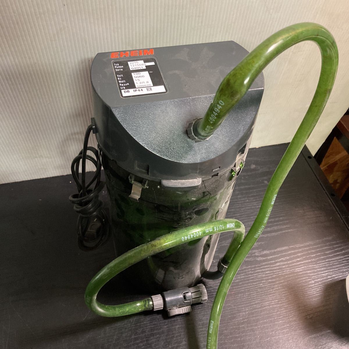 中古 Eheim フィルター Type 2215 50hz 観賞魚用濾過器 ドイツ製 クラシックフィルター 60cm 90cm水槽用 外部フィルター ろ過器 の落札情報詳細 ヤフオク落札価格情報 オークフリー スマートフォン版